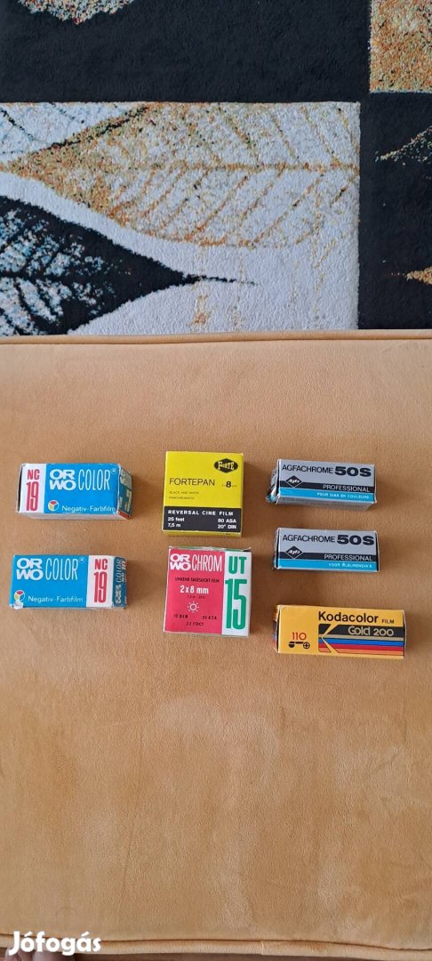 Orwochrome, Orwocolor, Agfachrome, Kodak filmek 