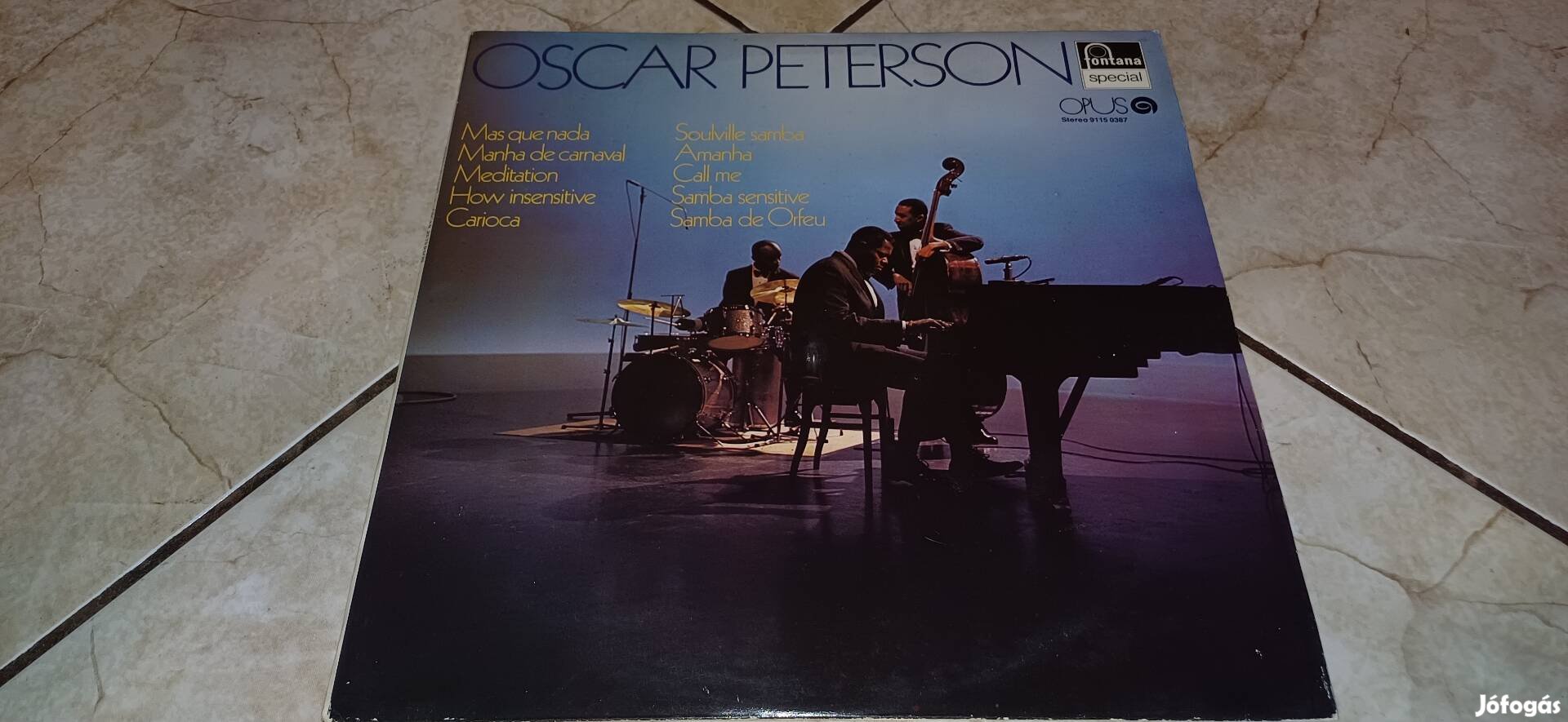 Oscar Peterson bakelit hanglemez