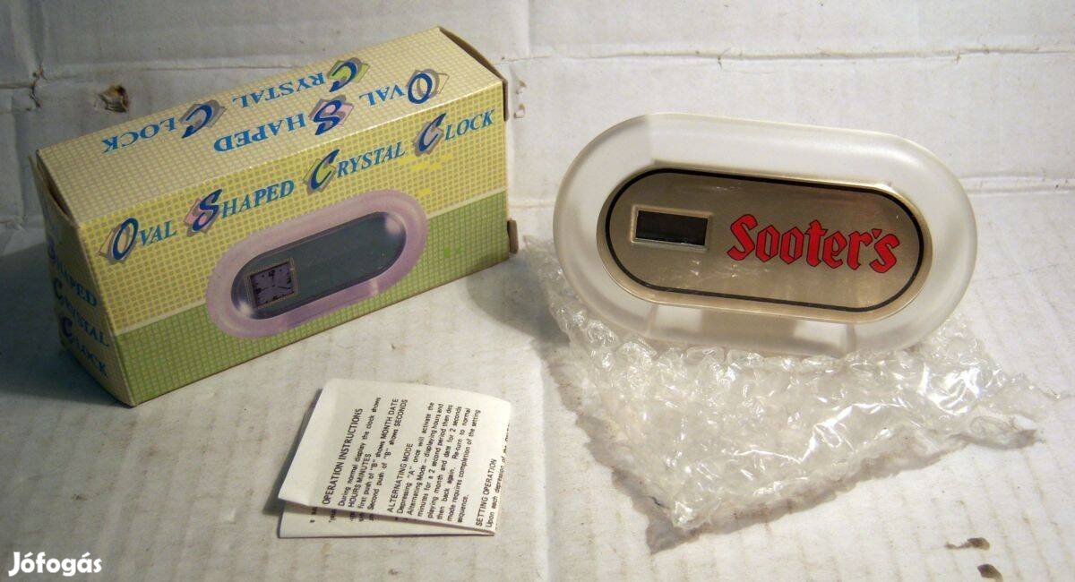 Oscc LCD Sooter's Óra (kb.1995) újszerű