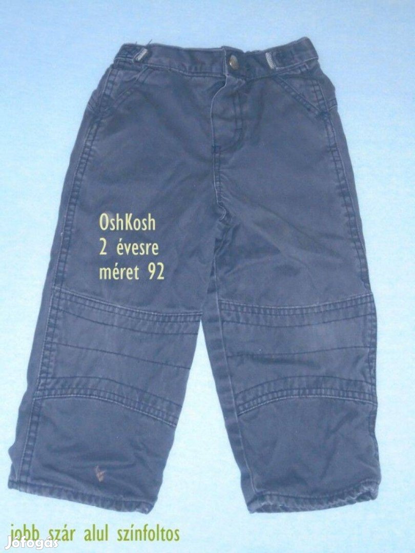 Oshkosh kék színű nadrág 2 évesre (méret 92)
