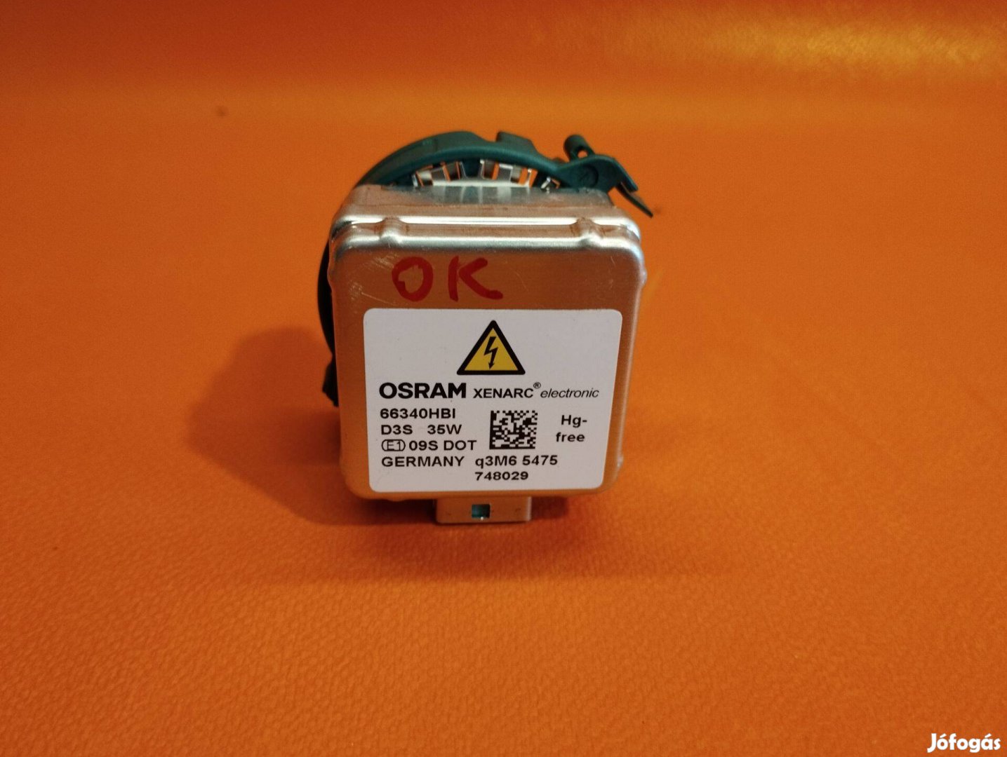 Osram D3s Xenon Izzó M.8.223