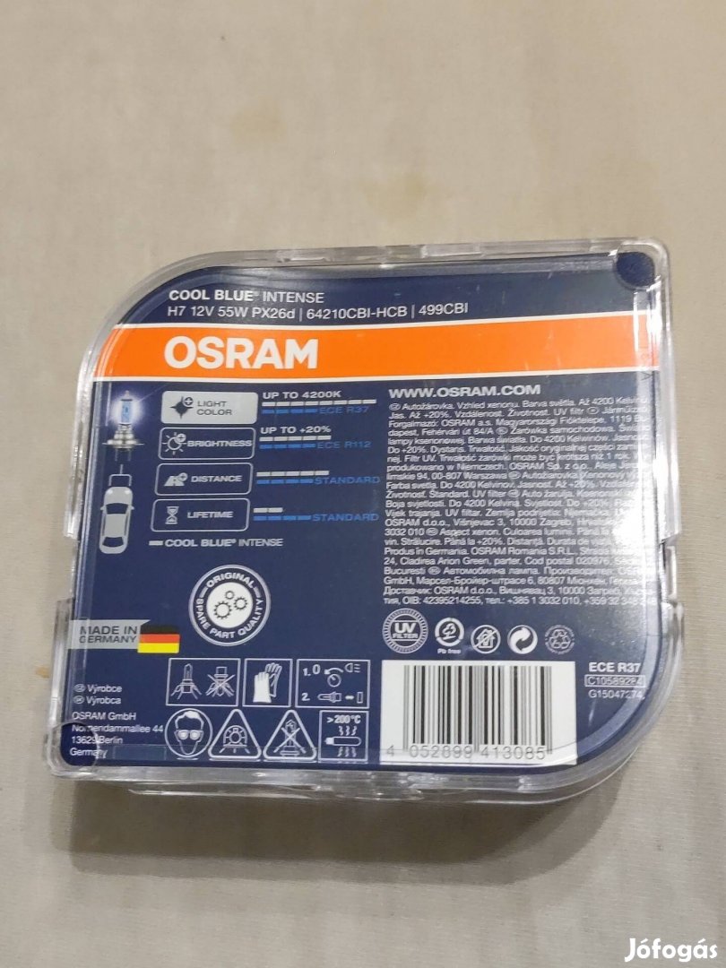 Osram H7 Cool Blue Intense Xenon Look