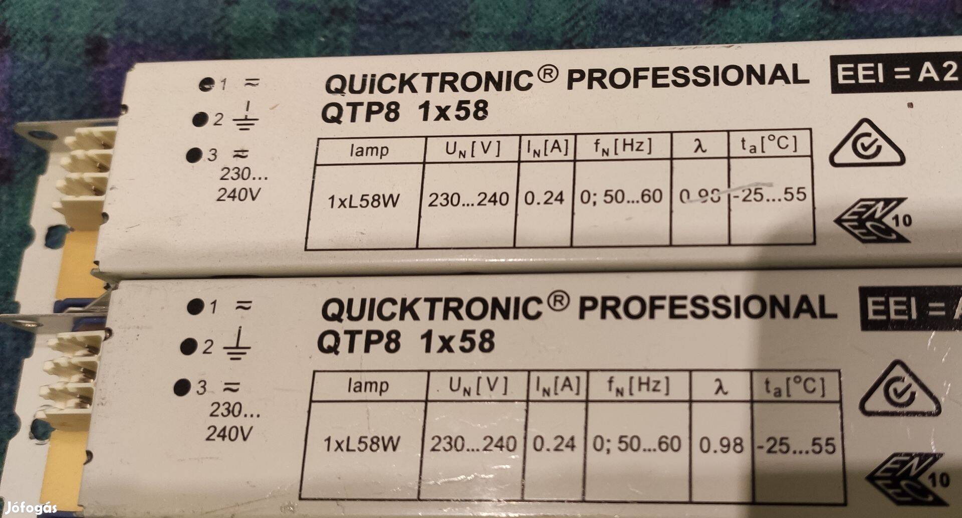 Osram Qtp8 1x58W/230V Elektronikus előtét fénycsövekhez