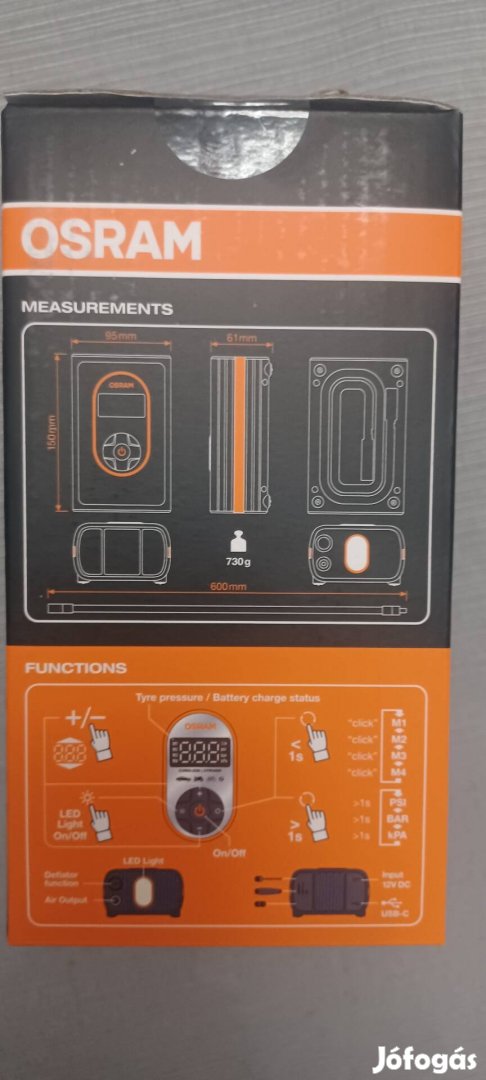 Osram akksis pumpa új eladó!