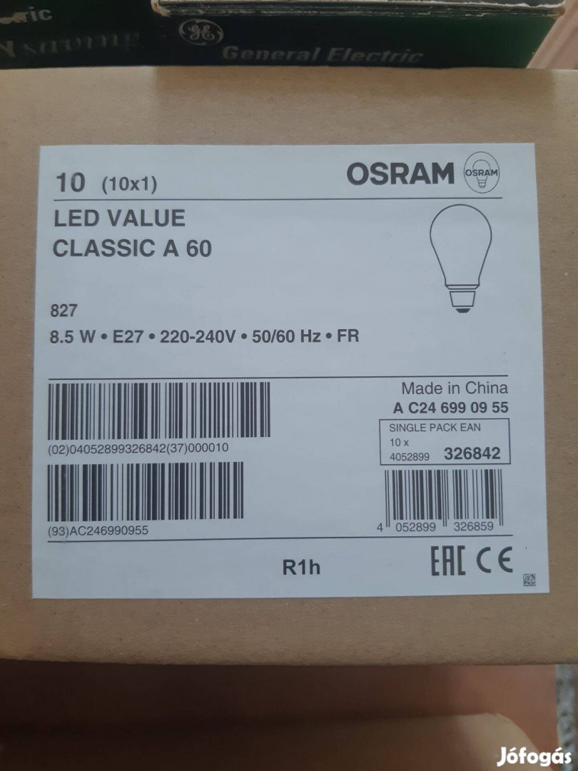 Osram led izzó 8,5 Watt 806lumen 2700K