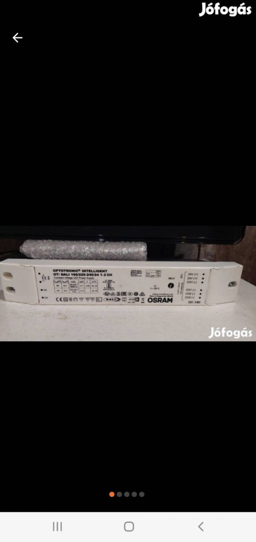 Osram optotronic 160w dali led tápegység eladó!