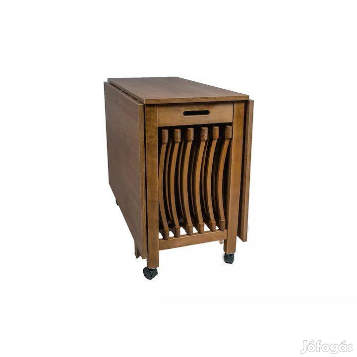 Összecsukható Asztal, 6 db összecsukható székkel