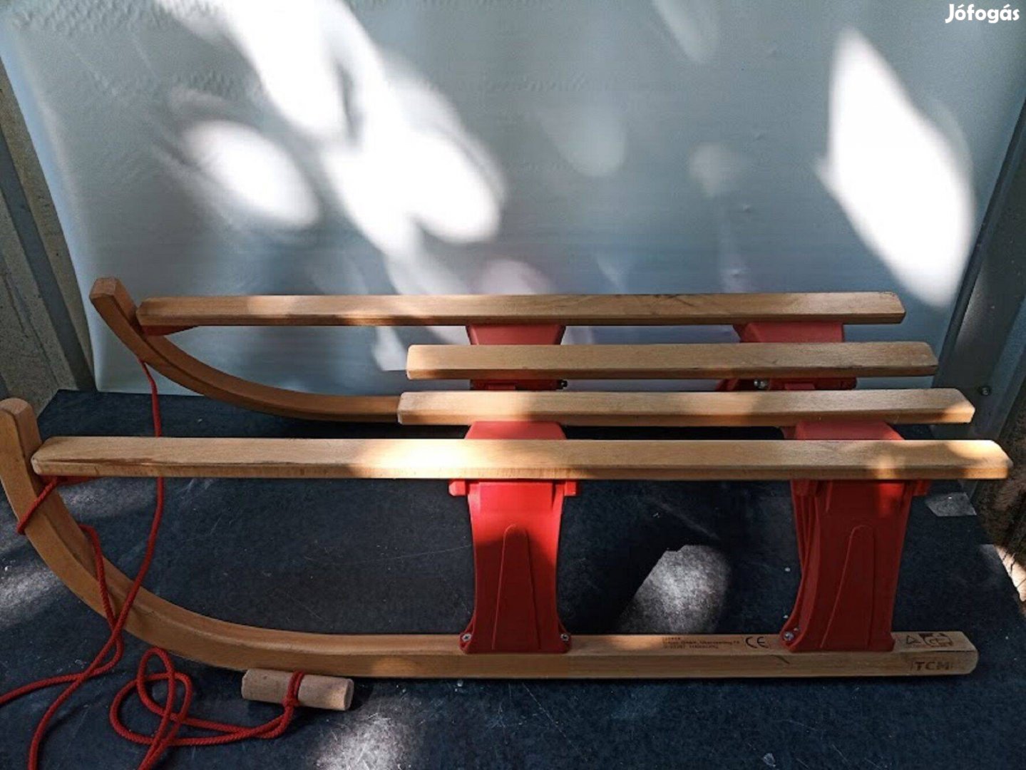 Összecsukható fa szánkó