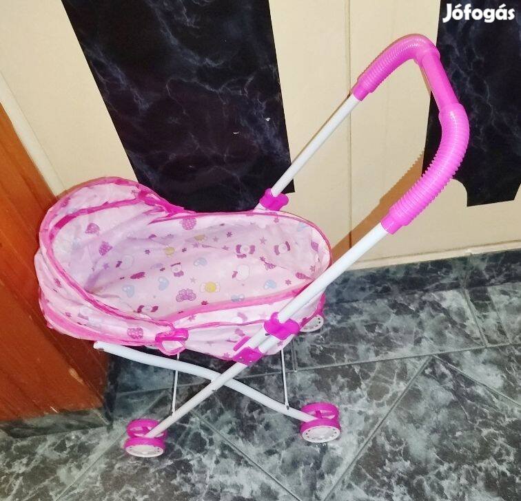 Összecsukható játék babakocsi