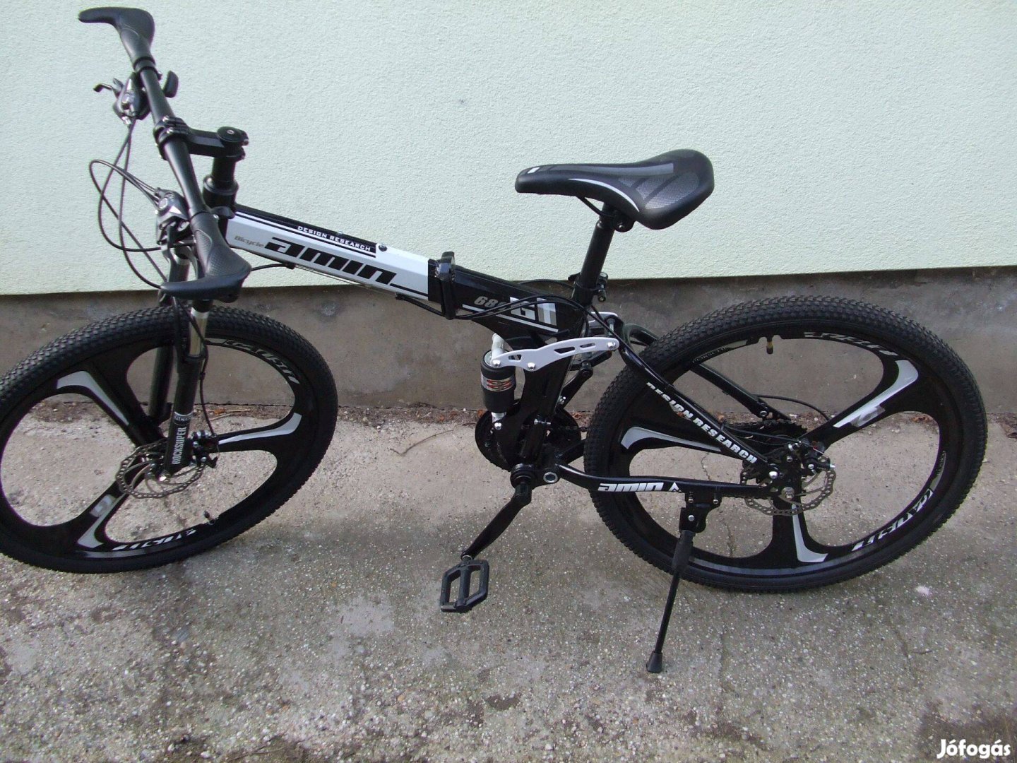 Összecsukható kerékpár 26"-os összteleszkópos Amin bicikli