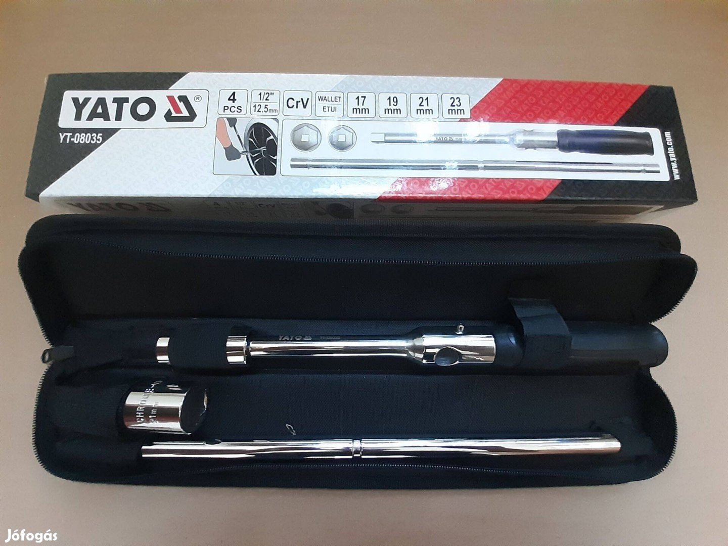 Összecsukható kereszt csavarkulcs 1/2"