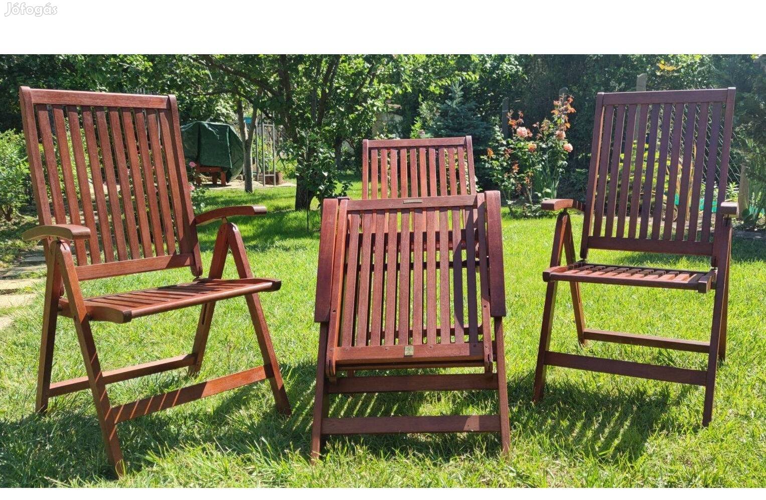 Összecsukható kerti székek eladók