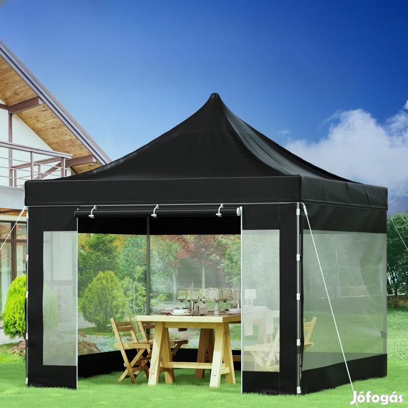 Összecsukható pavilon Pop-up rendezvénysátor 3x3 m 4db