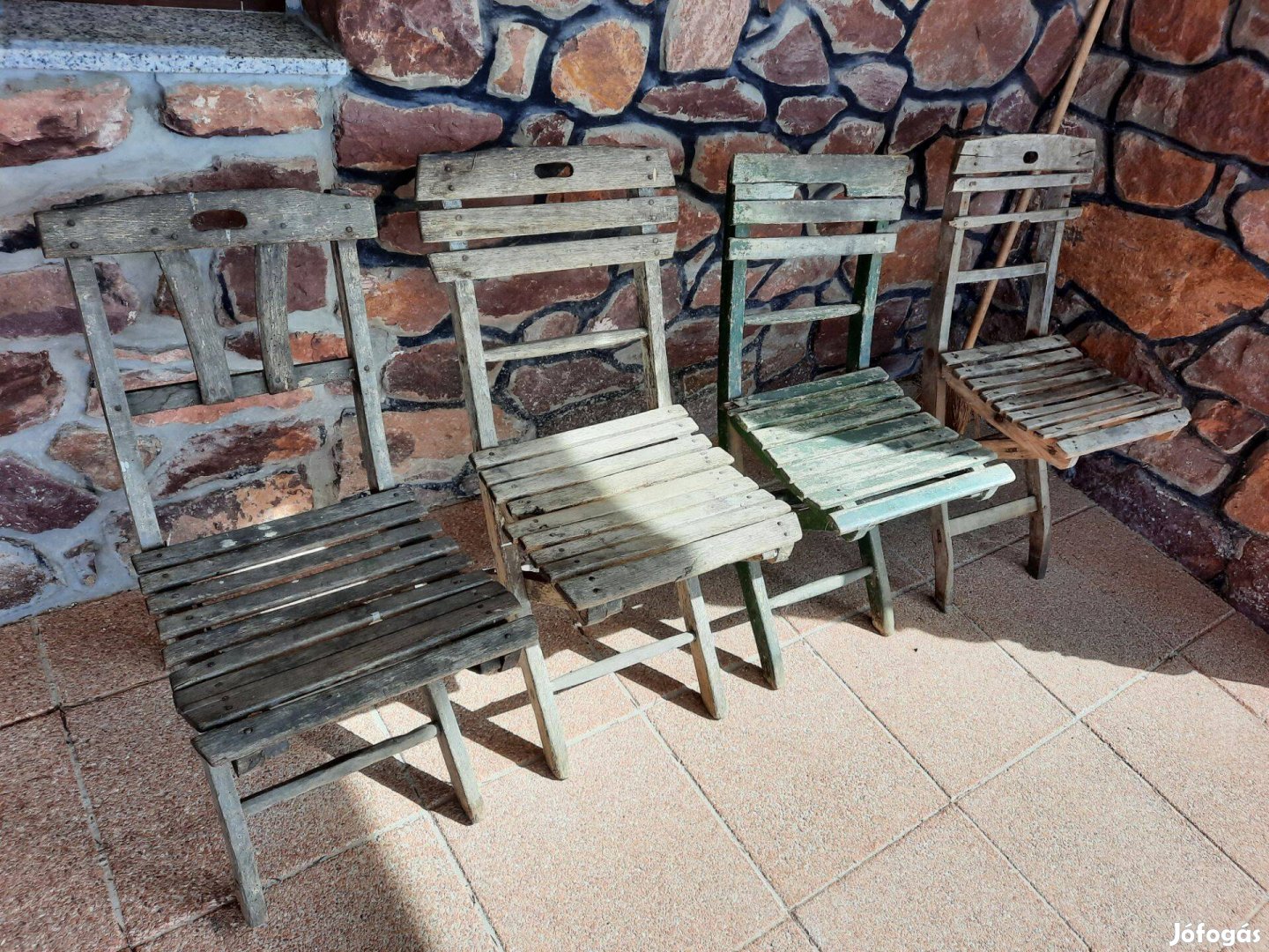 Összecsukható retro székek