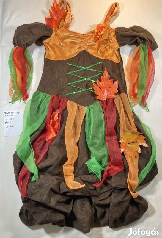 Ősz tündér jelmez, ősz jelmez, felnőtt jelmez M350