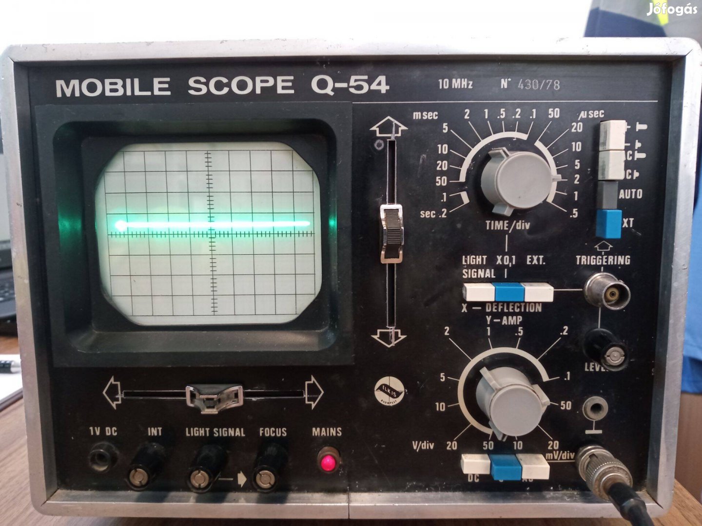 Oszcilloszkóp 10Mhz Mobil Scope Q54