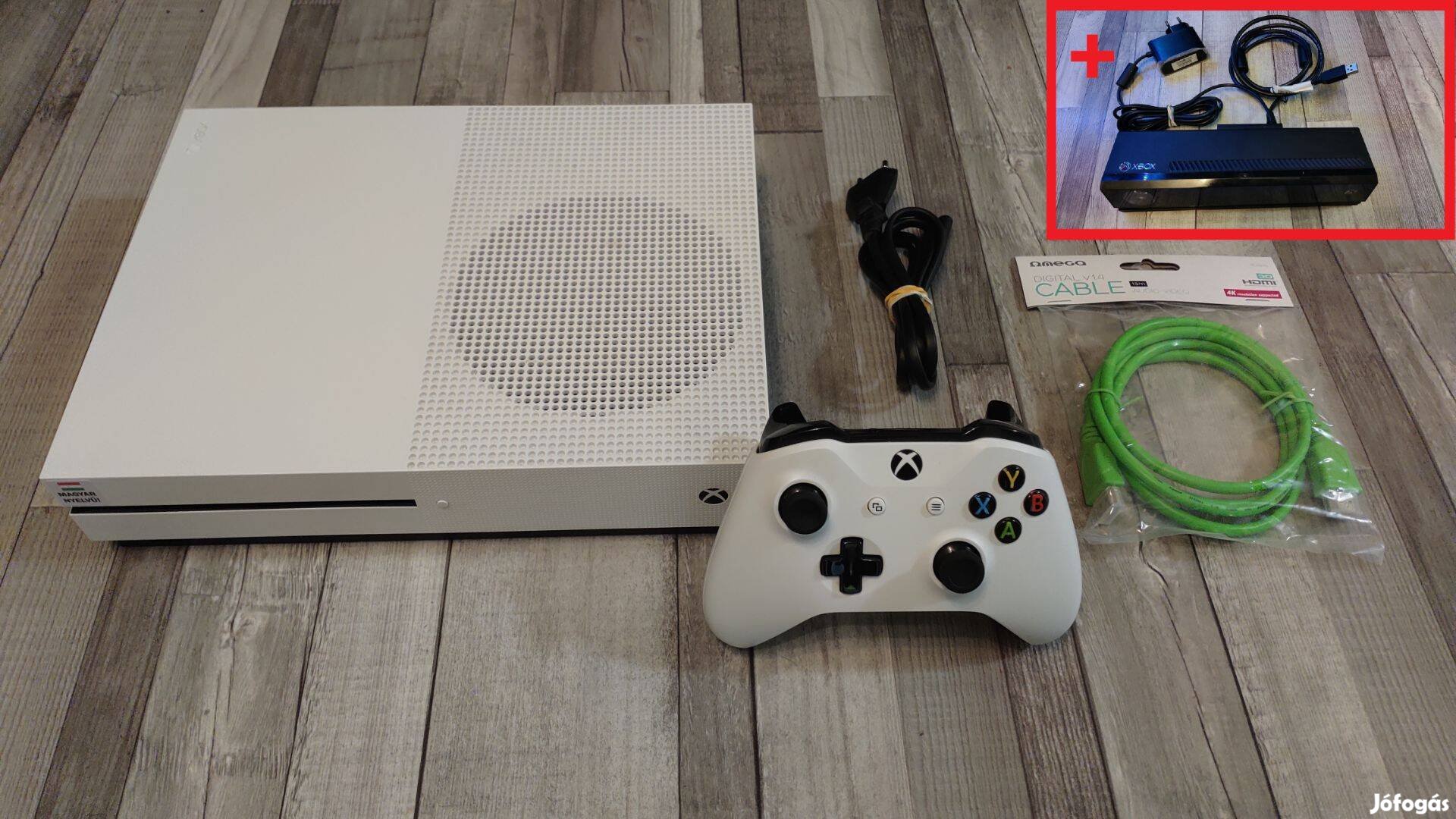 Őszi Sale! Kinect+Magyar Menüs Xbox One S 1Tb Konzol+Ajándék Játék!