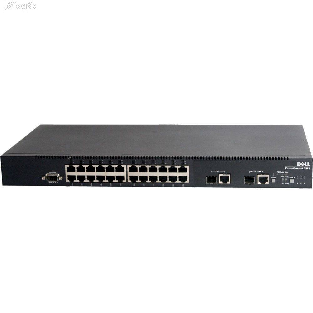 Őszi ajánlat! Dell Powerconnect 3324 24 portos switch eladó számlával,