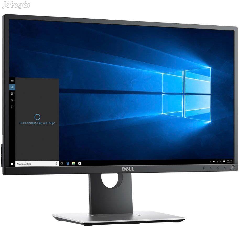 Őszi árak! 24" Dell P2417H Fullhd IPS monitor, számla, gari