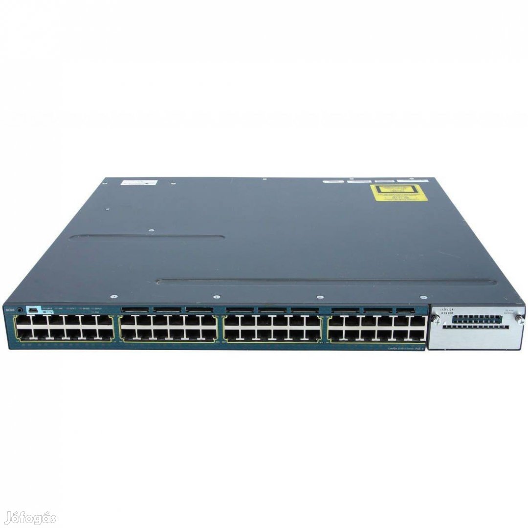 Őszi áron! Cisco C3560X-48P-S 48 portos switch számlával, garanciával