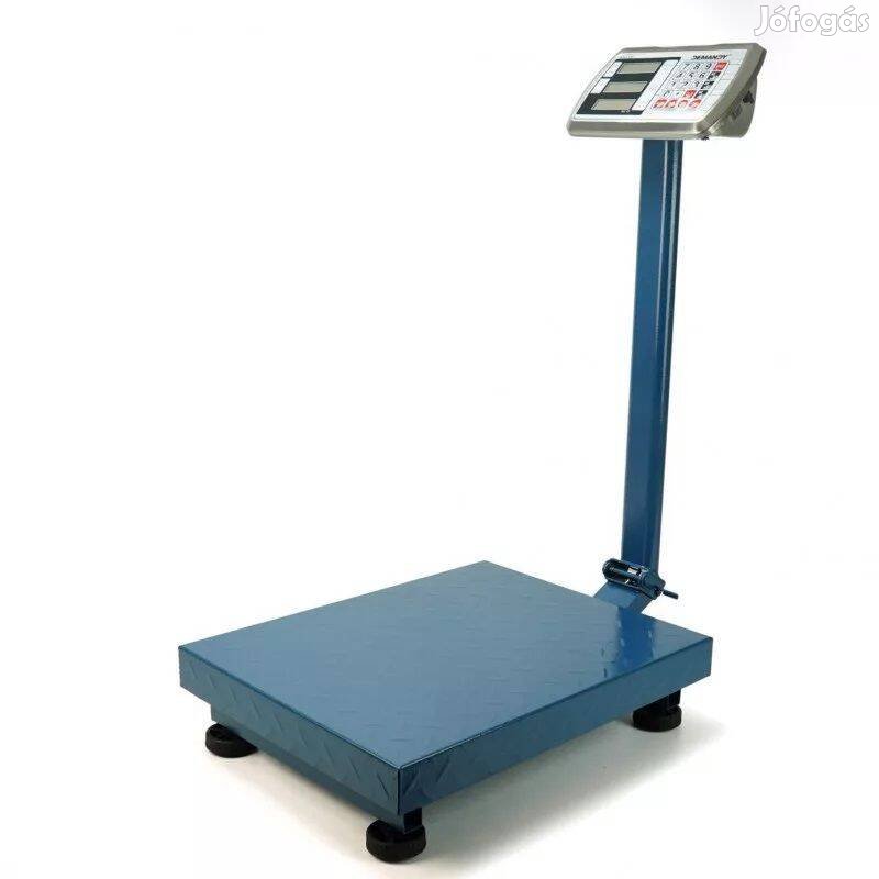 Oszlopos állványos raktári digitális LCD mérleg 350kg