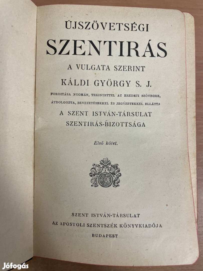 Ószövetségi szentírás a Vulgata szerint I-III