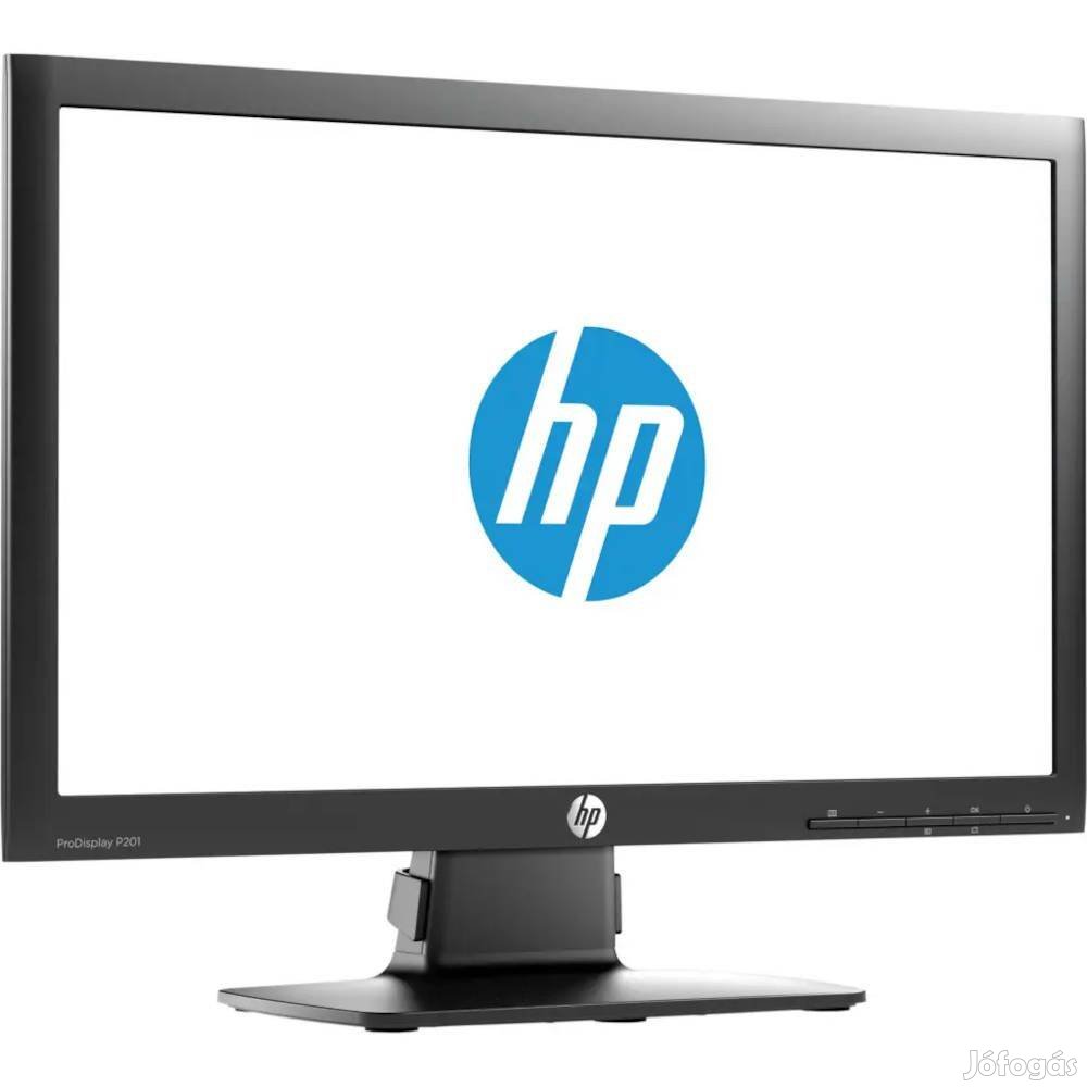 Őszre! 20" HP Prodisplay P201 TN HD monitor, számla, gari