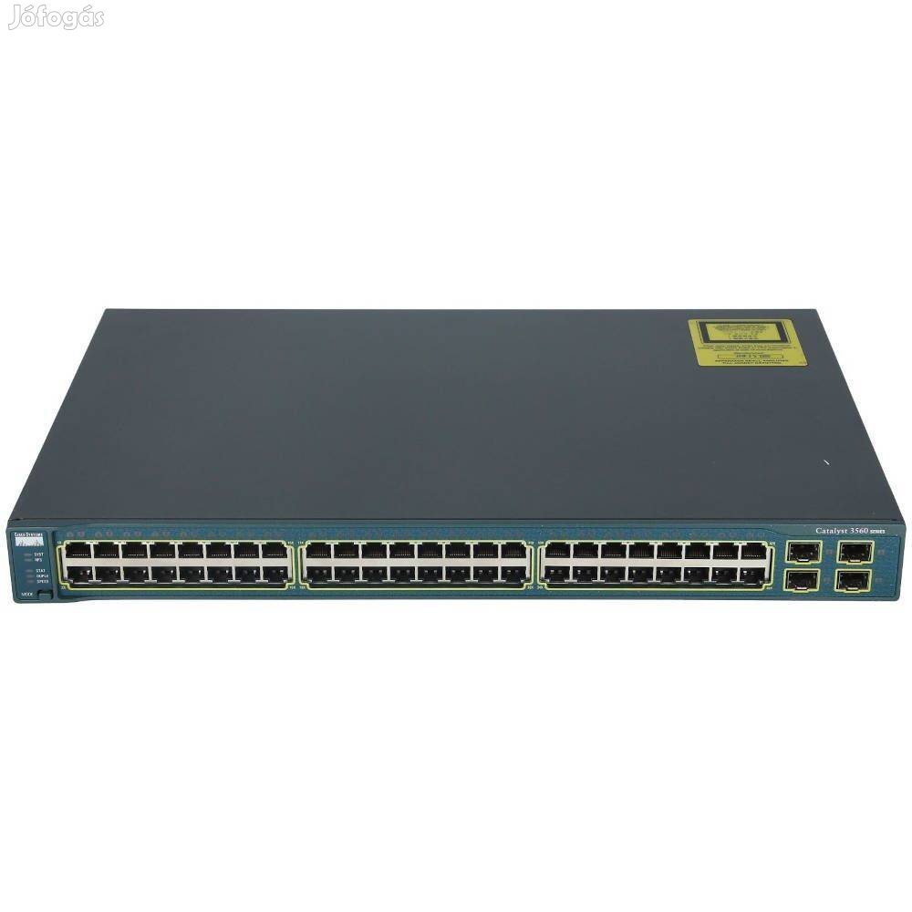 Őszre! Cisco C3560-48TS-S 48 portos switch számlával, garanciával C356