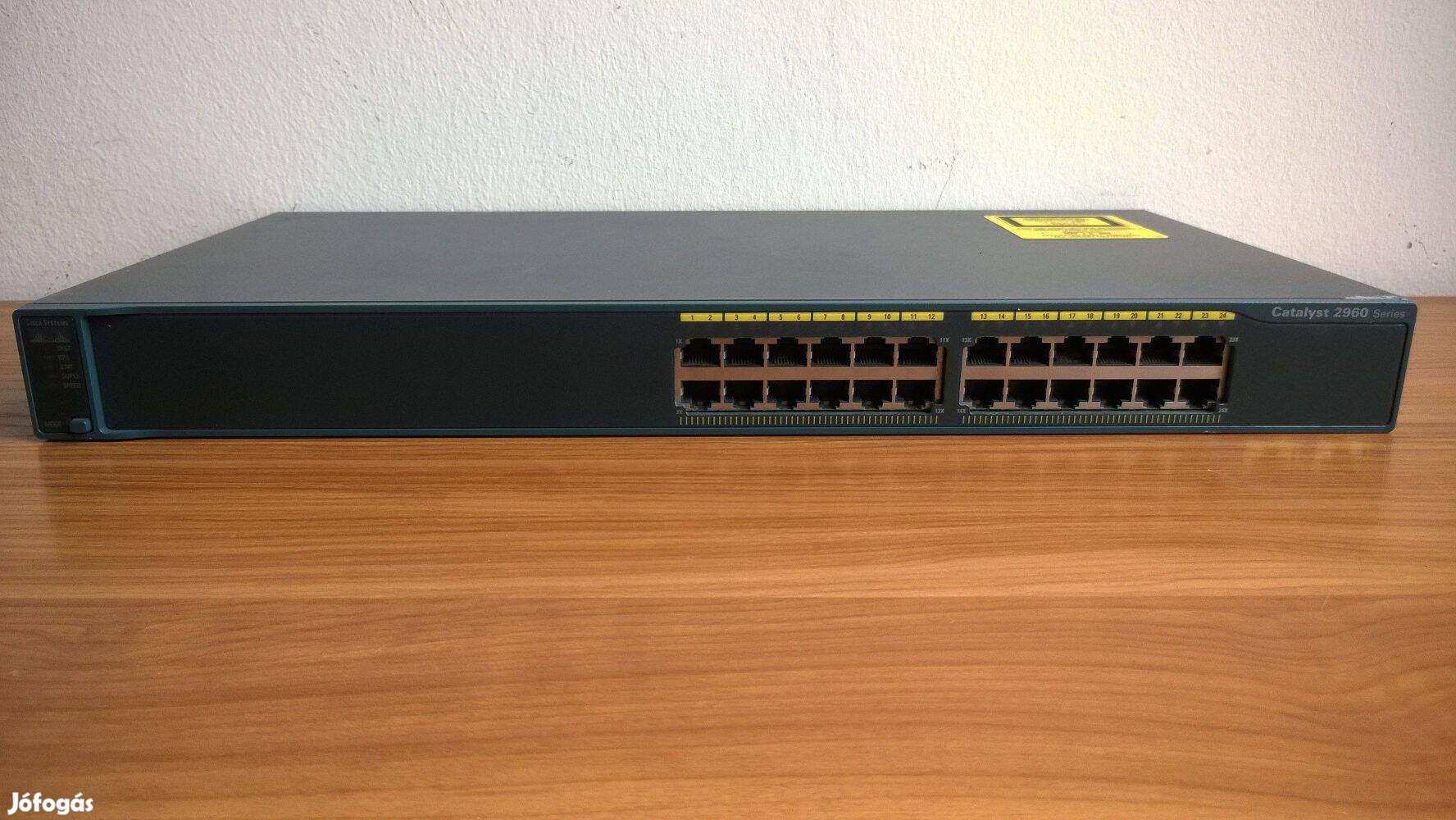 Őszre! Cisco WS-C2960-24S 24 portos switch Új, dobozos, számlával