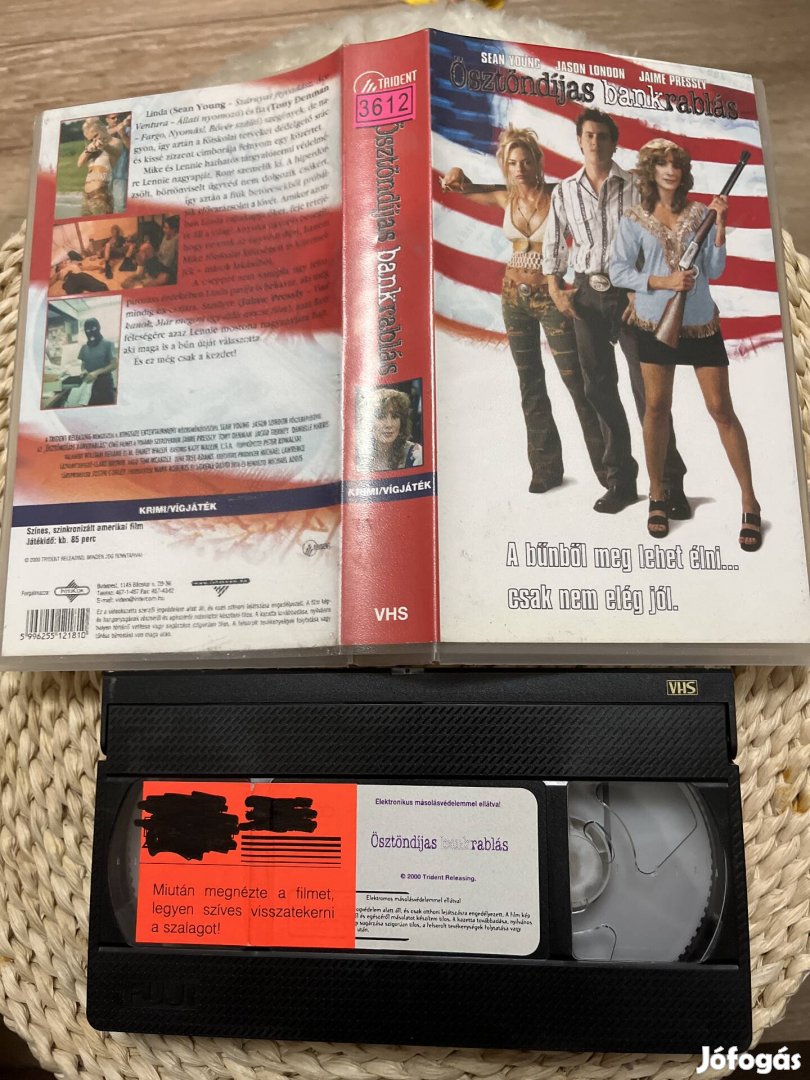 Ösztöndijjas bankrablás vhs film