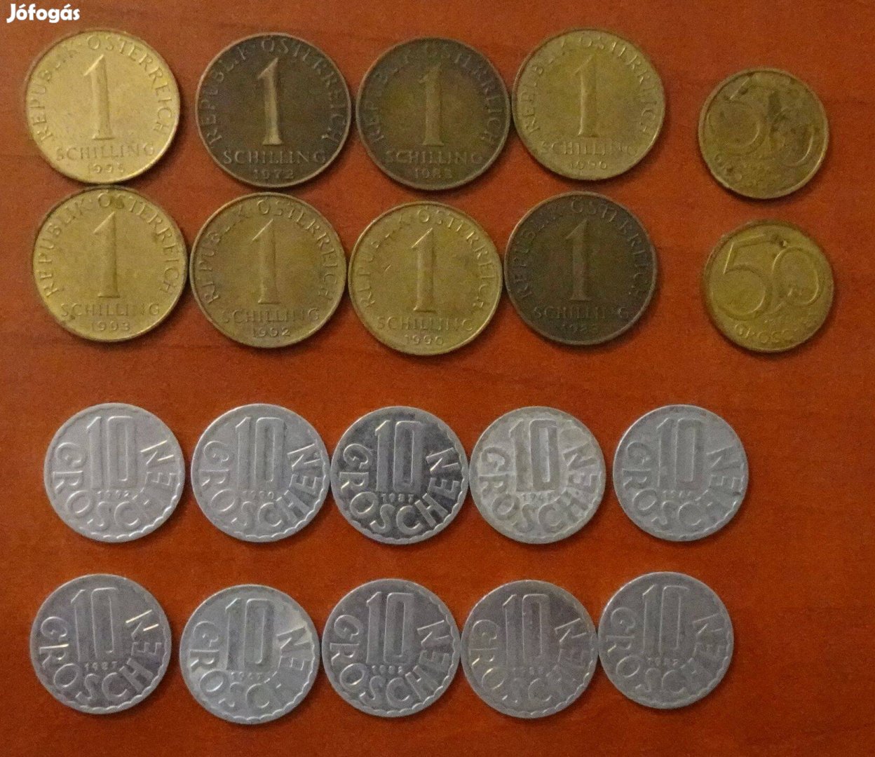 Osztrák érme csomag