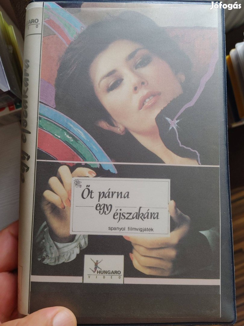 Öt párna egy éjszakára VHS nagytokos film Hungaro video spanyol