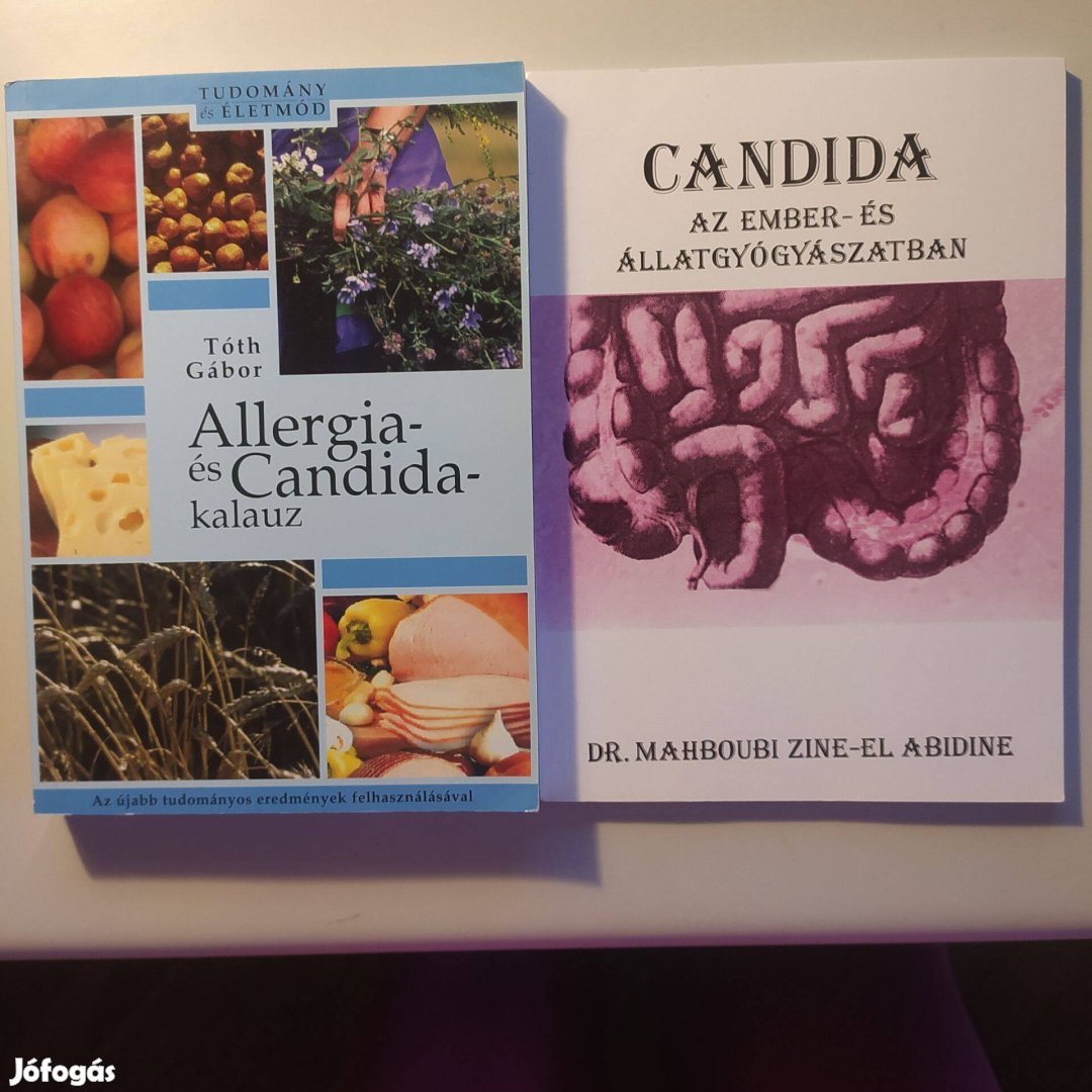 Óth Gábor Allergia- és Candida kalauz + Candida az ember- és állatgyó