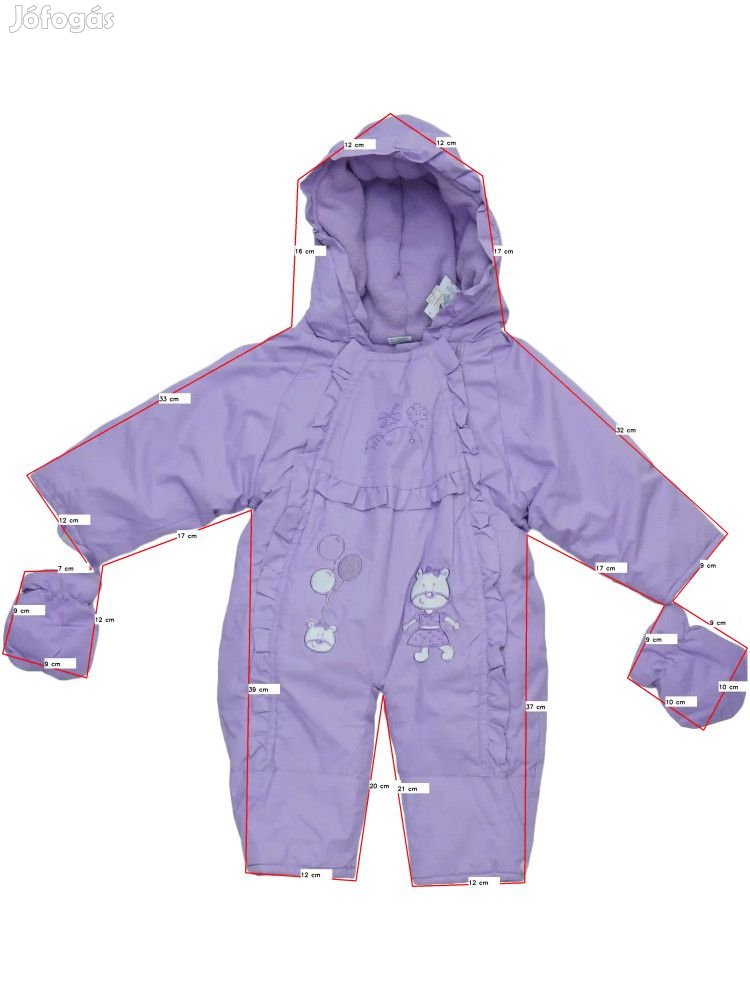 Other Használt (keveset használt) Lány Baby overál (Méret: 80)