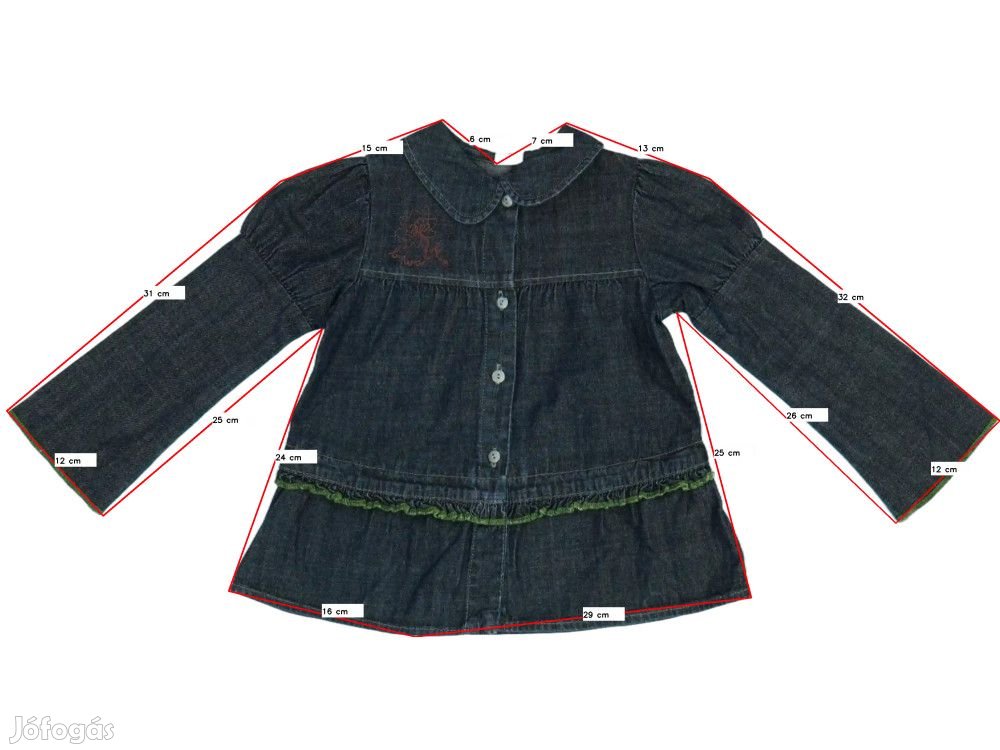 Other Használt (keveset használt) Lány Farmerdzseki (Méret: 98)