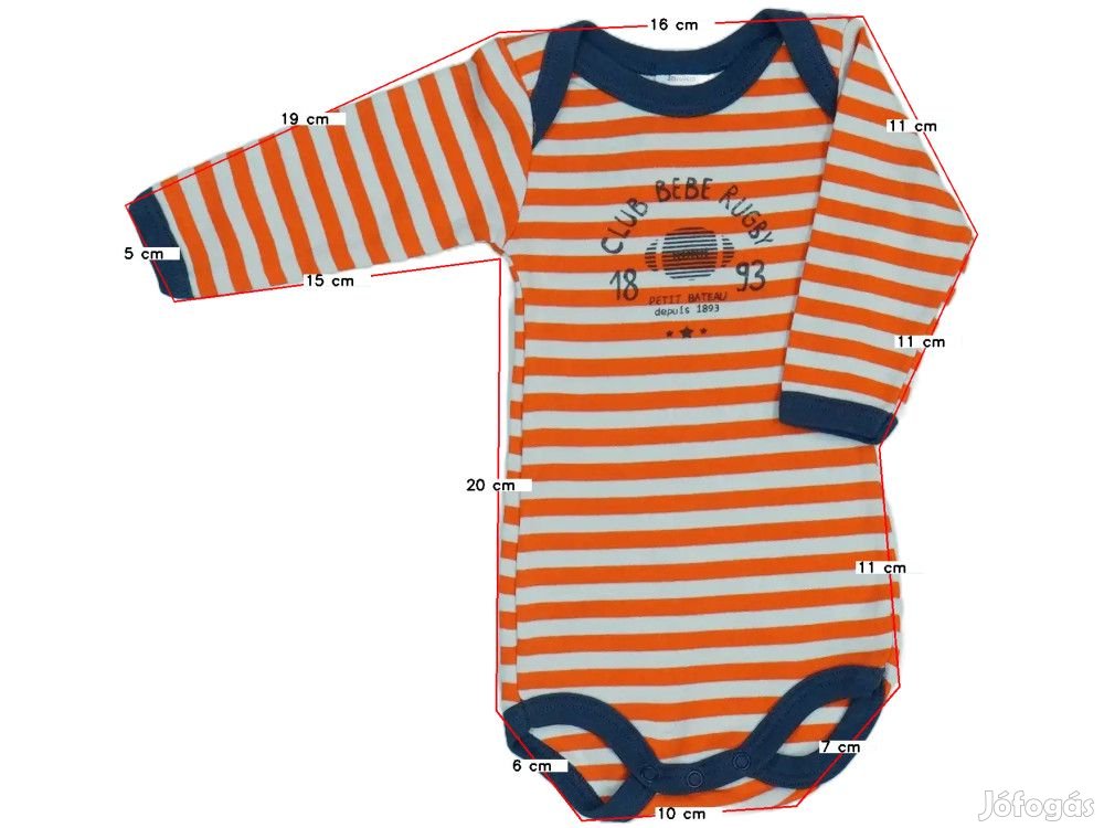 Other Használt (újszerű) Fiú Hosszú ujjú body (Méret: 62)