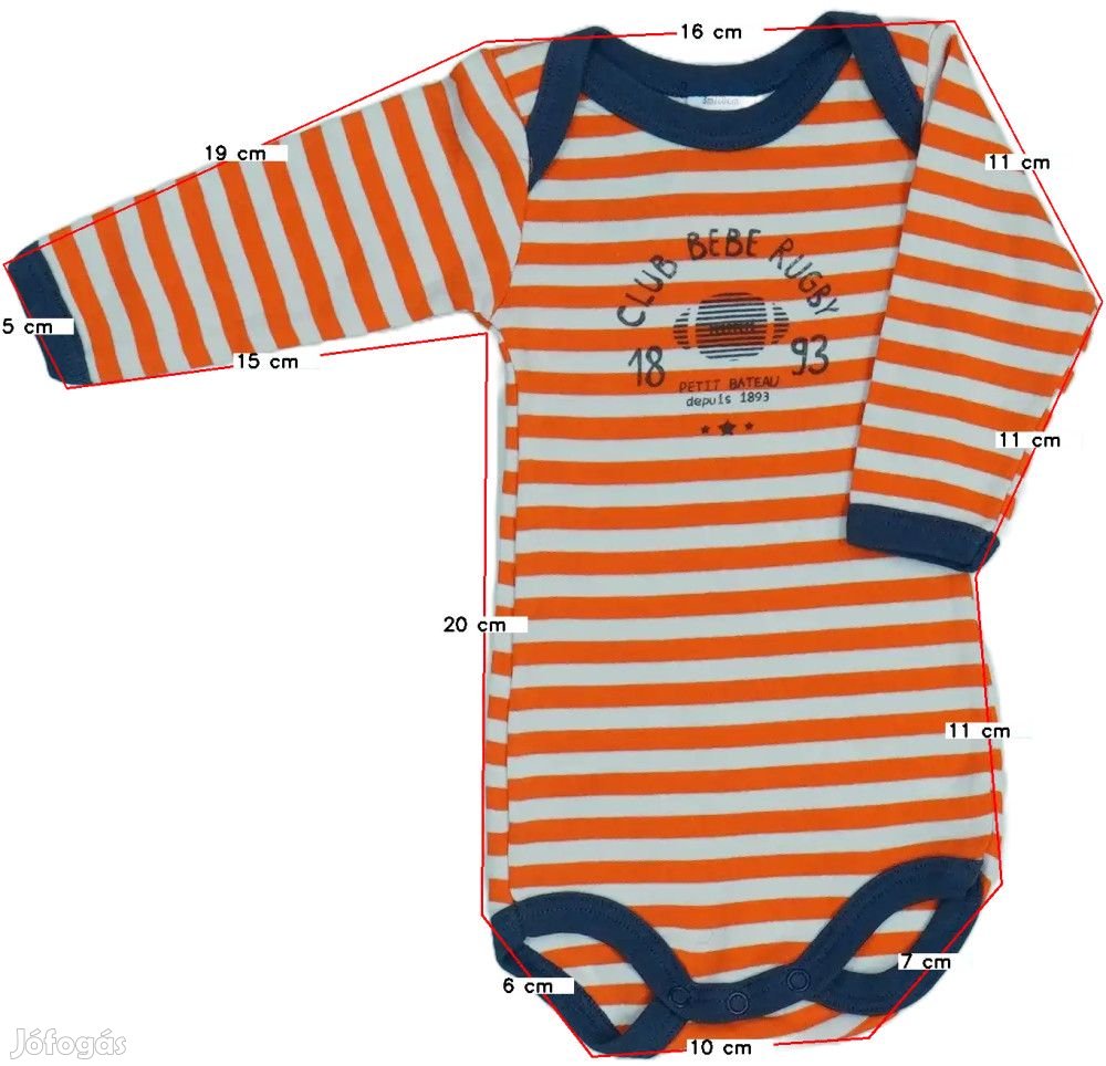 Other Használt (újszerű) Fiú Hosszú ujjú body (Méret: 62)