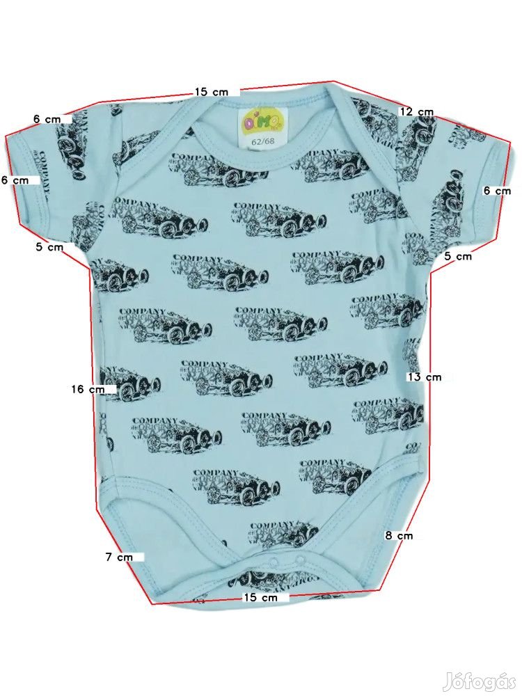 Other Használt (újszerű) Fiú Rövid ujjú / ujjatlan body (Méret: 68)