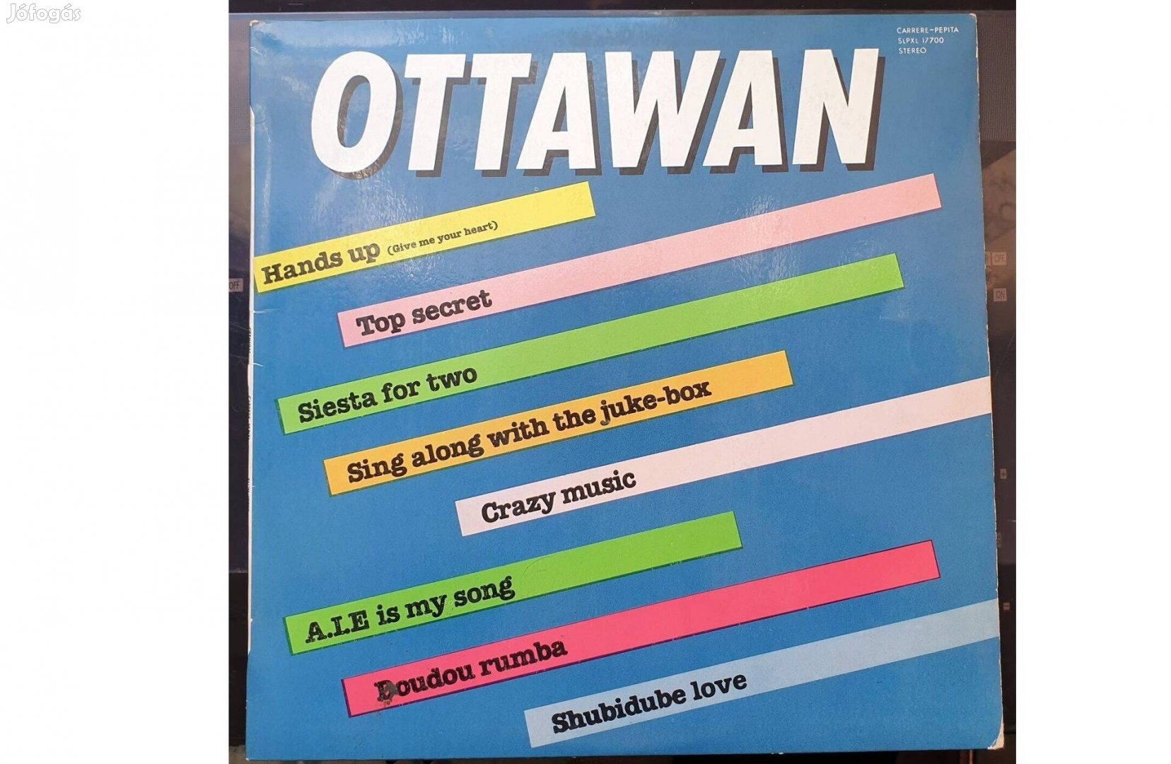 Ottawan bakelit hanglemez eladó (1981)