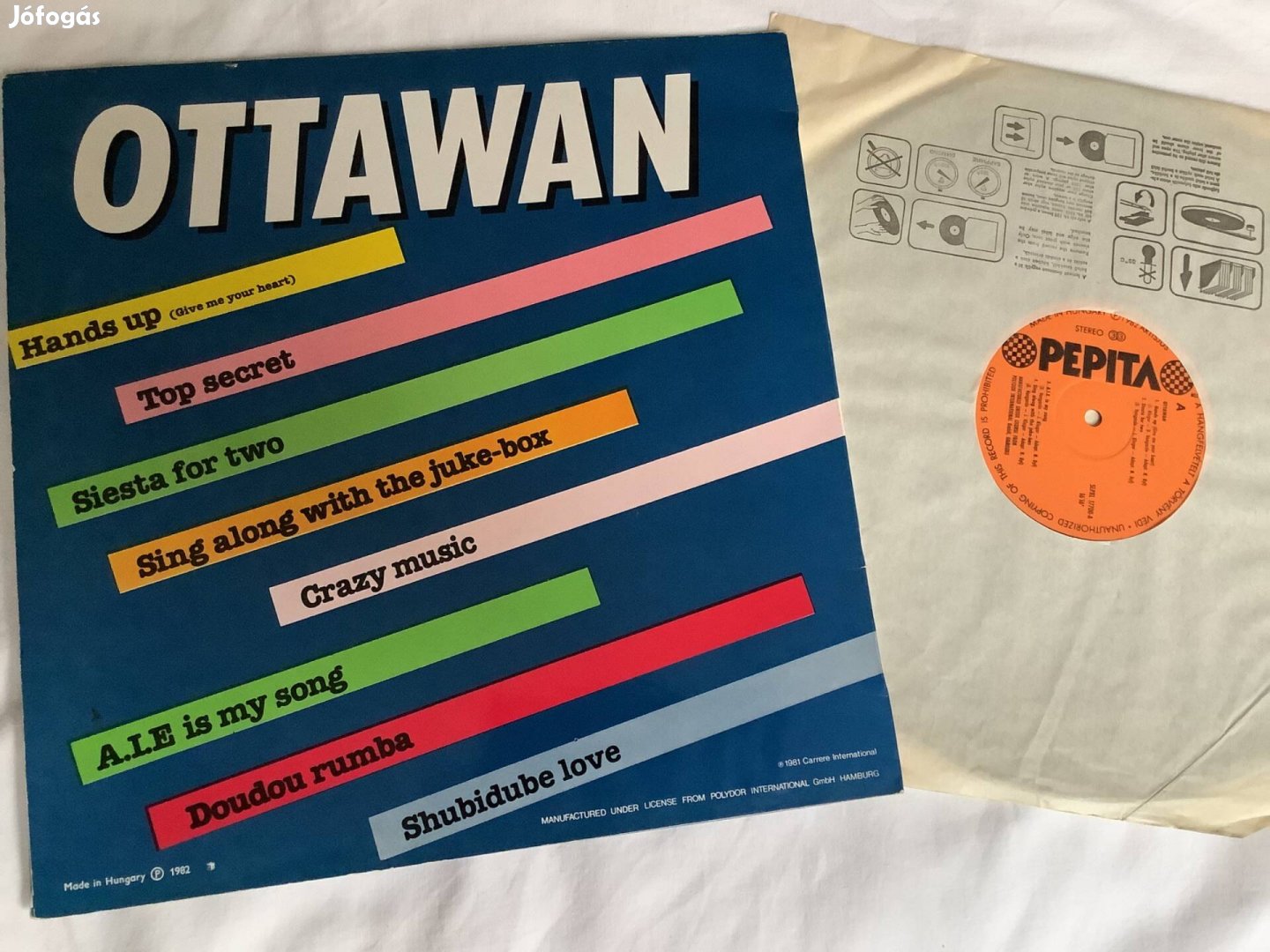 Ottawan bakelit lemez