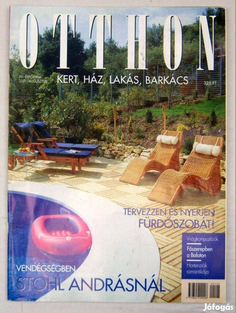 Otthon 2001/8.szám Augusztus (tartalomjegyzékkel)