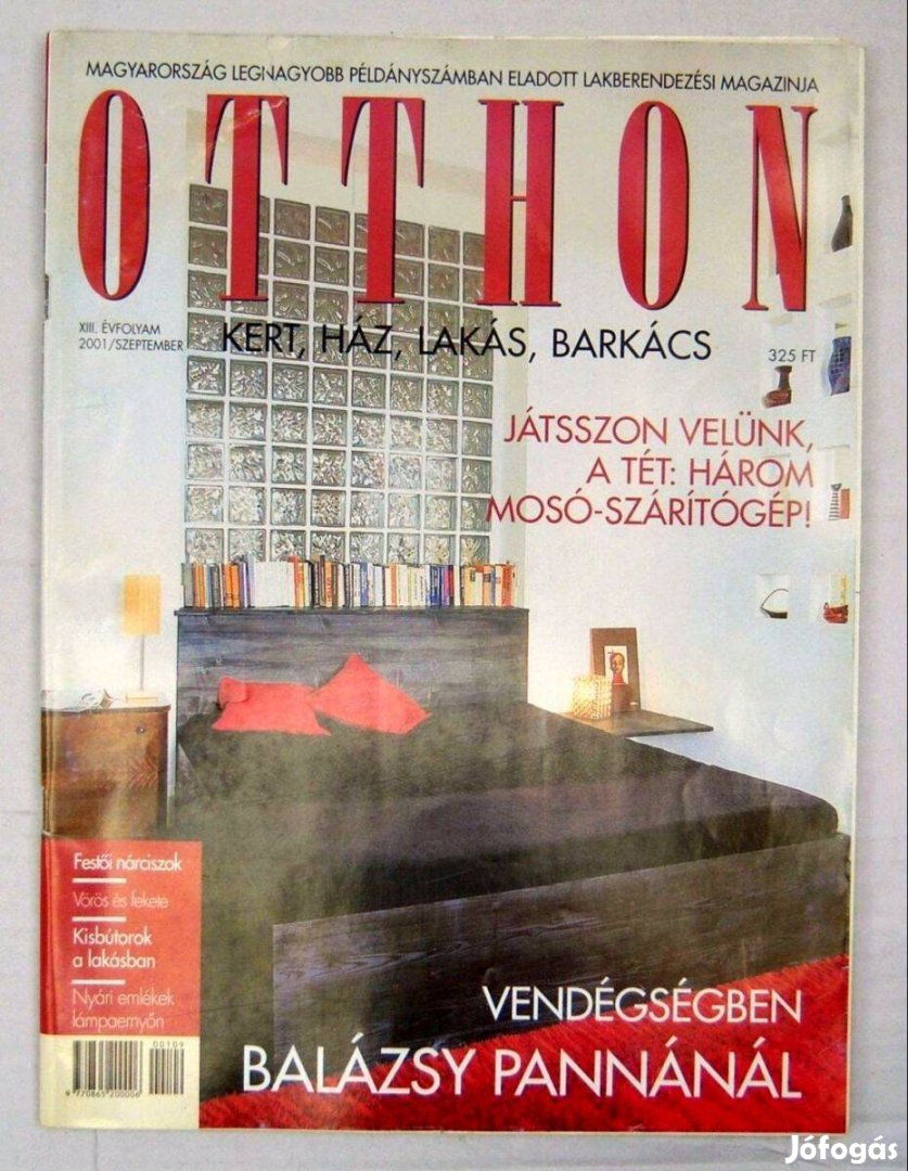 Otthon 2001/9.szám Szeptember (tartalomjegyzékkel)