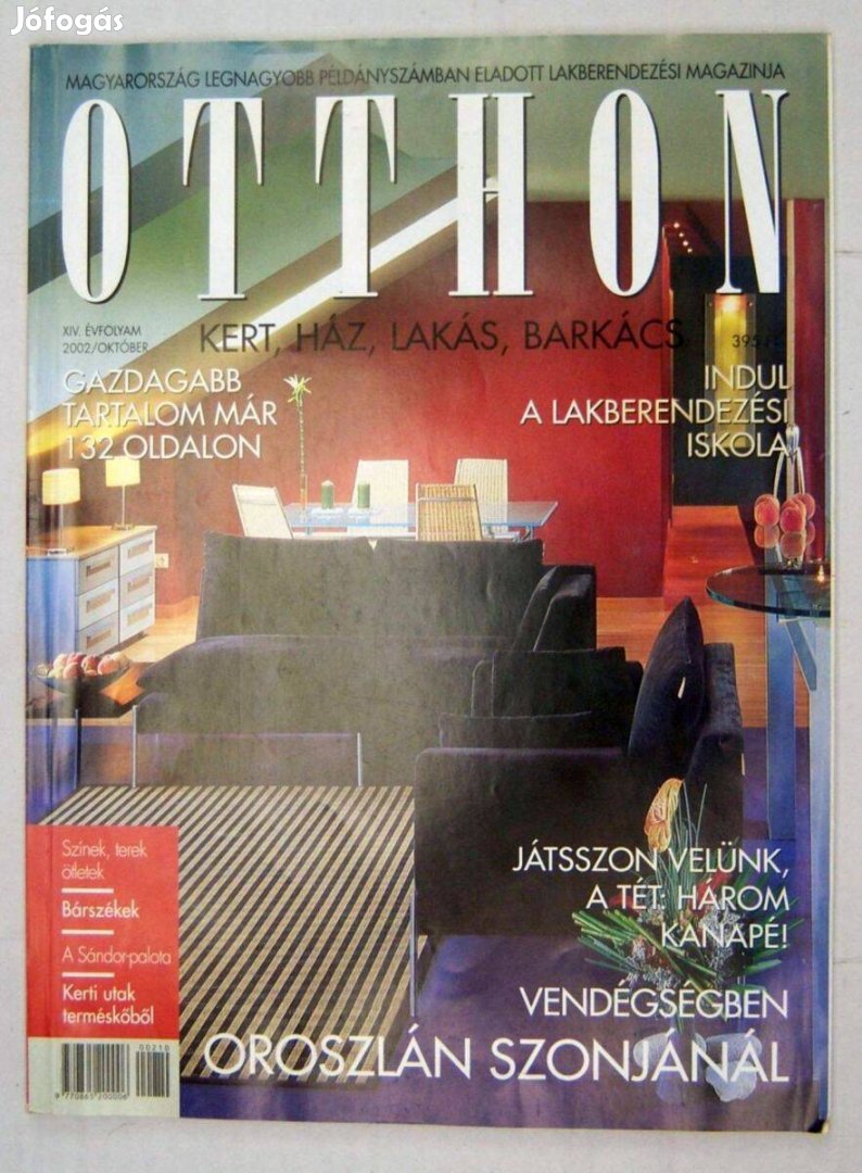 Otthon 2002/10.szám Október (melléklettel) tartalomjegyzékkel