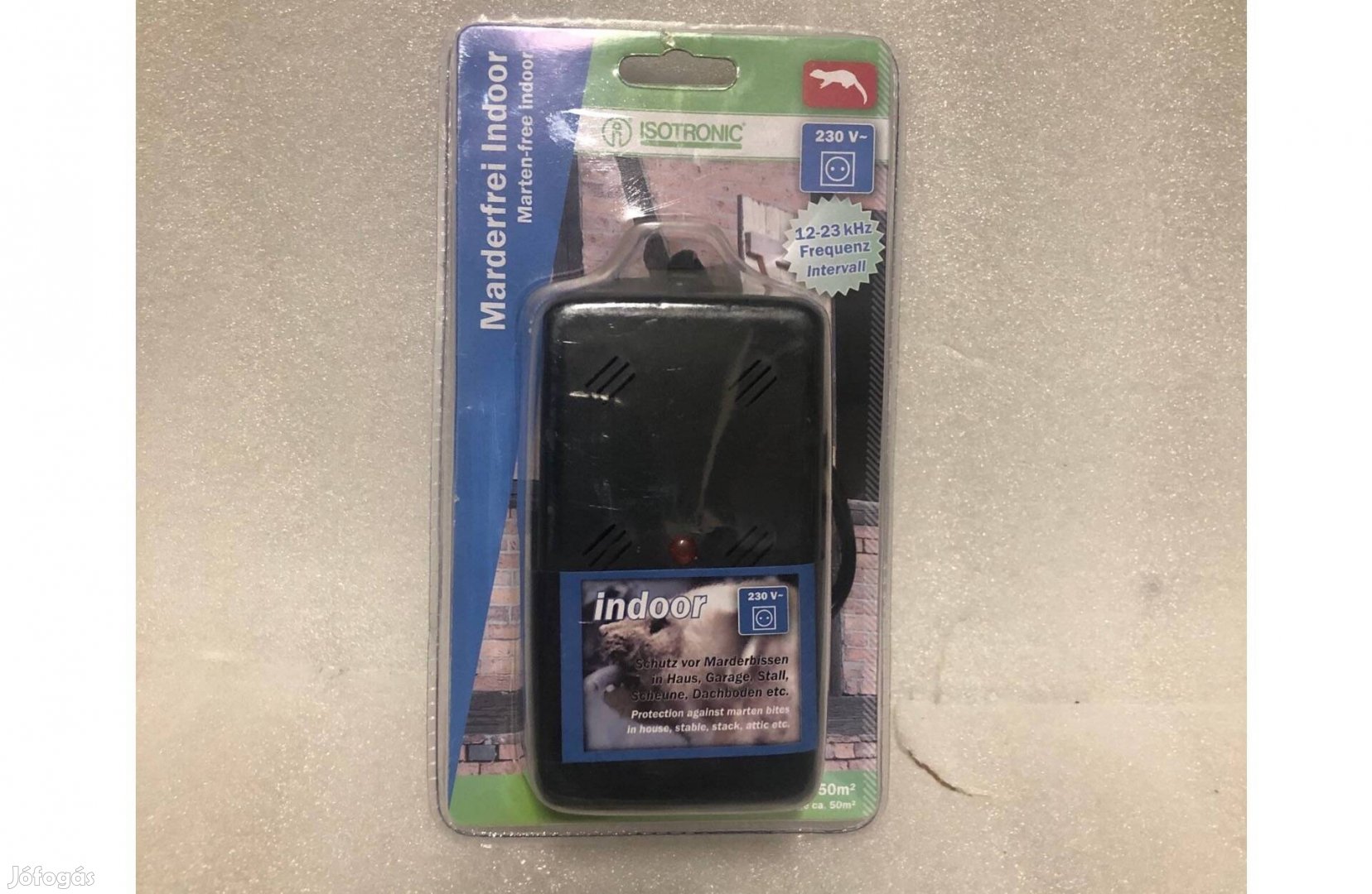 Otthoni Ultrahangos rágcsálóriasztó nyest riasztó 230V