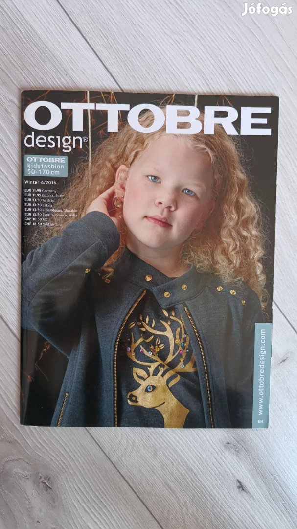 Ottobre Design 6/2016 varrás magazin (szabásmintával) - KID - angol
