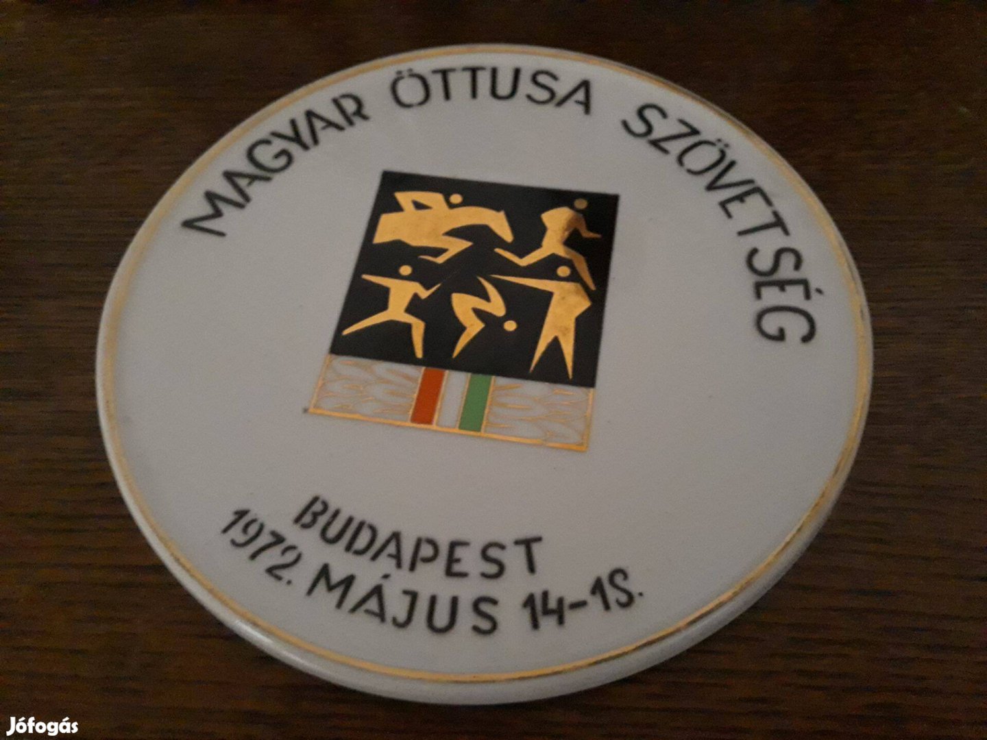 Öttusa porcelán emlékplakett remek áron!