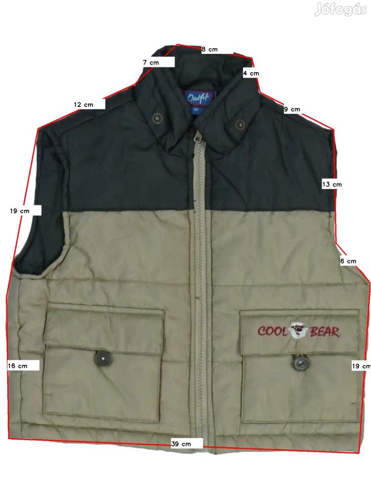 Outfit Használt (keveset használt) Fiú Mellény (Méret: 98)
