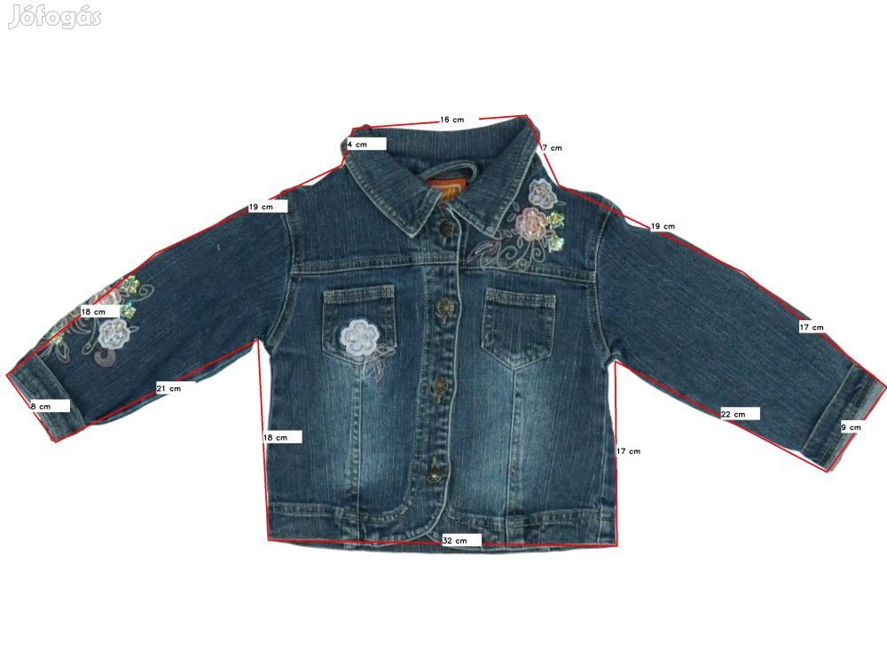 Outfit Használt (keveset használt) Lány Farmerdzseki (Méret: 104)