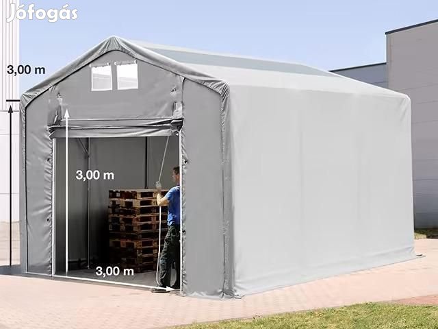 Outlander ponyva csarnok raktársátor 4x6m oldalmagasság 3,00 m
