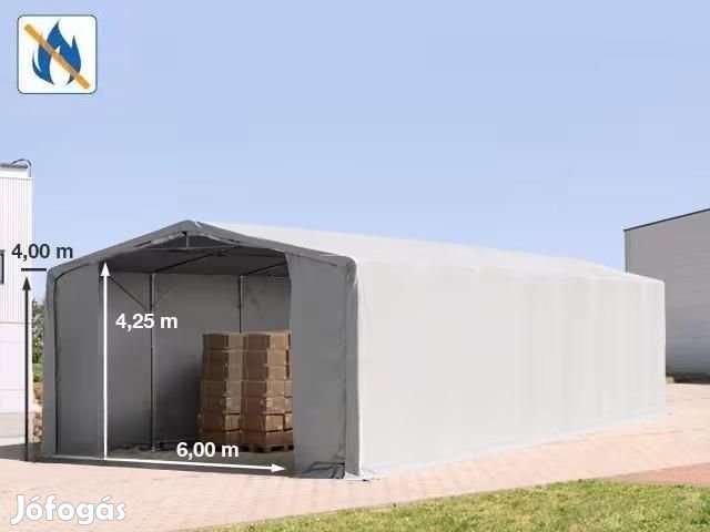Outlander ponyva csarnok raktársátor 8x16m oldalmagasság 4,00m